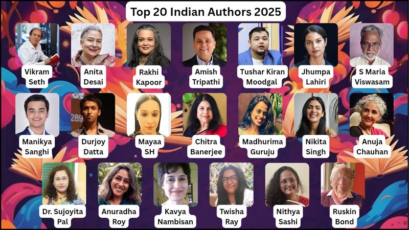 Meet the maestros: Top 20 Indian writers who will dominate the literary scene in 2025